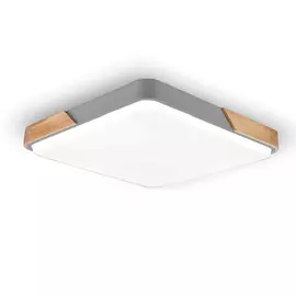 светильник светодиодный HIPER Wood 1х72Вт LED 5000Лм 3000-6000К серый