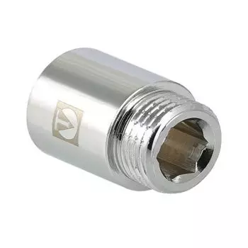 Удлинитель Valtec ВР 1/2" х 25мм Хром) VTr.198.C.0425