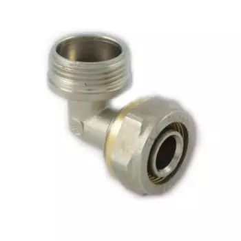 Угольник Altstream 20х3/4"M м/п 002030604, наружная резьба