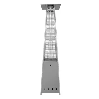 Уличный газовый обогреватель Aesto A-06Т, античное серебро
