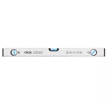 Уровень пузырьковый Rgk U3060, длина 60 см, точность 0,5 мм/м, ударный