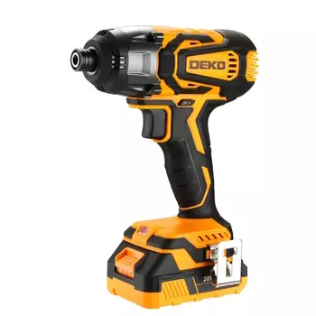 Винтоверт аккумуляторный ударный Deko DKIS20-Li 063-4391, 20В, 1х2.0Ач