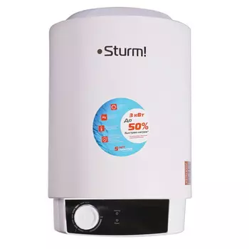 Водонагреватель накопительный Sturm WH3010UR/ 10 литров / нижняя подводка