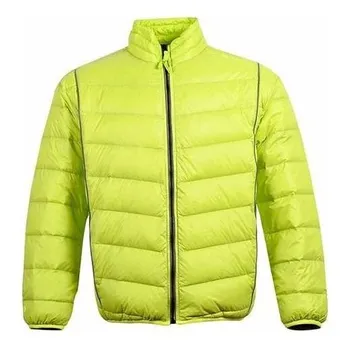 Куртка stand collar light puffer jacket 'fluorescent green' Converse, зеленый