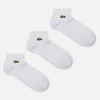 Комплект носков Lacoste 3-Pack Sport Low, цвет белый, размер 40-43 EU