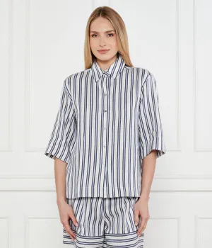 Рубашка Манна Relaxed fit Marella Sport, синий