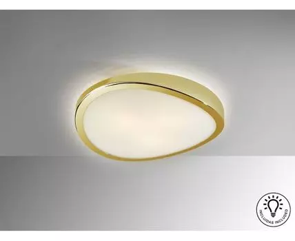 Потолочный светильник Leda 3L - золотой