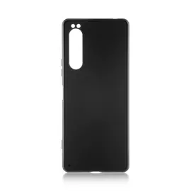 Чехол Brosco MARK 2 полиуретан, цвет черный матовый, для Xperia 1 II