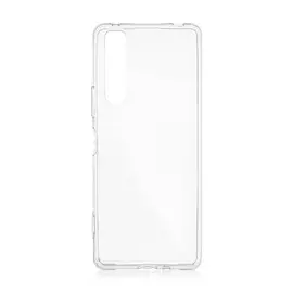 Чехол Brosco MARK 2 силикон, прозрачный, для Xperia 1 II
