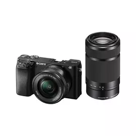 Фотоаппарат Sony Alpha A6100Y Kit 55-210mm f/4.5-6.3 + 16-50mm f/3.5-5.6, черный