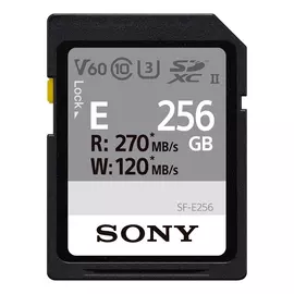 Карта памяти SDXC 256 Гб Sony серии SF-E Class 10 UHS-II