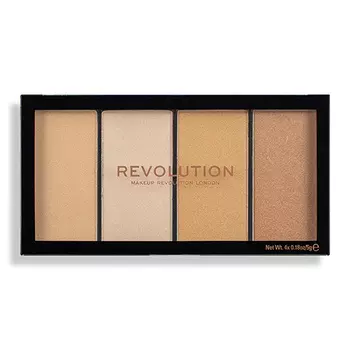 Палетка хайлайтеров для лица REVOLUTION RELOADED тон lights warm