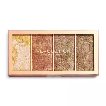 Палетка хайлайтеров для лица REVOLUTION VINTAGE LACE HIGHLIGHTER PALETTE