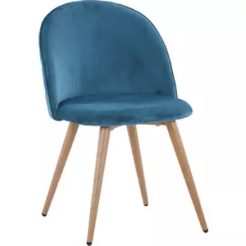 Стул Stool Group Лион велюр с ромбами/аквамарин DC-69030A HLR-60