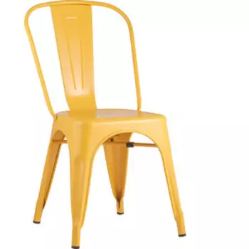 Стул Stool Group Tolix желтый глянцевый YD-H440B LG-06