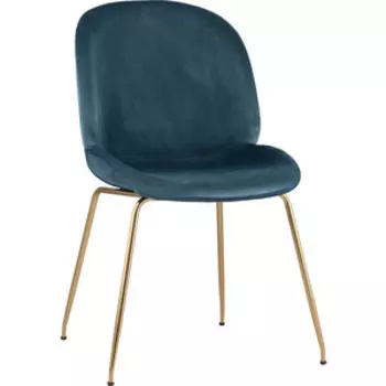 Стул Stool Group Турин бархат маренго/золотые ножки 8329 velvet blue
