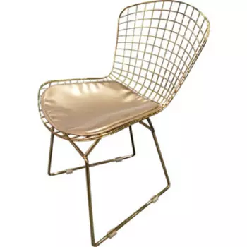 Стул TetChair Bazalt с подушкой (mod. DC5079) металл золотой гальваник