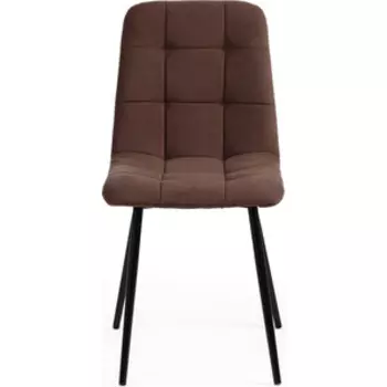 Стул TetChair Chilly max велюр/металл коричневый 09/черный