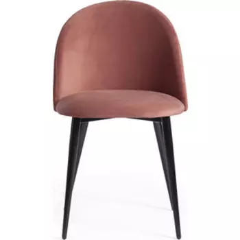 Стул TetChair Monro (mod. 710) ткань/металл коралловый barkhat 15 /черный