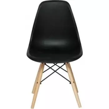 Стул TetChair Secret De Maison Cindy (Eames) (mod. 001) дерево береза/металл/сиденье пластик черный (black)