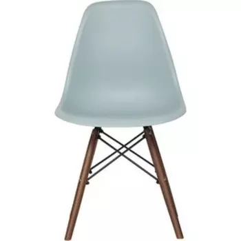 Стул TetChair Secret De Maison Cindy (Eames) (mod. 001) дерево dark brown, металл черный, пластик grey