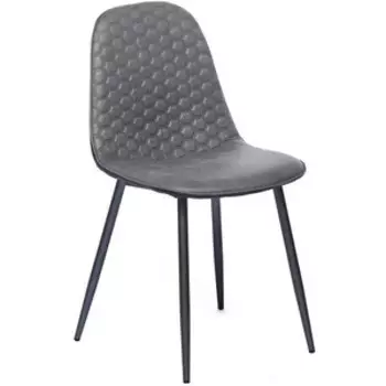 Стул TetChair Storm (mod. 807) металл/вельвет серый/антрацит G062-40