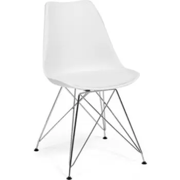 Стул TetChair Tulip iron chair (mod.EC-123) пластик, железо white (белый)