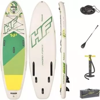 SUP-доска Bestway 65308 BW Kahawai 310x86x15 см, насос, весло, лиш, ремнабор, сумка, до 140кг