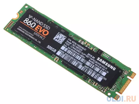 Твердотельный накопитель SSD M.2 500 Gb Samsung 860 EVO MZ-N6E500BW Read 550Mb/s Write 520Mb/s MLC