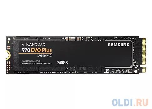 SSD накопитель Samsung 970 EVO Plus Series 250 Gb PCI-E 3.0 x4