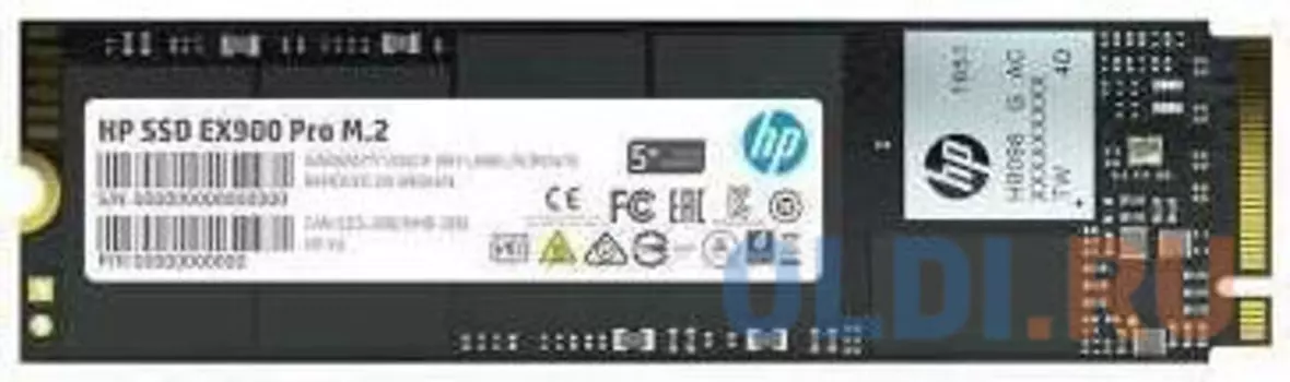 Твердотельный накопитель SSD M.2 256 Gb HP EX900 Read 2250Mb/s Write 1355Mb/s 3D NAND TLC
