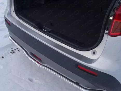 Накладка на задний бампер (лист шлифованный) Компания ТСС SUZVIT15-19 Suzuki Vitara 2015 - 2018