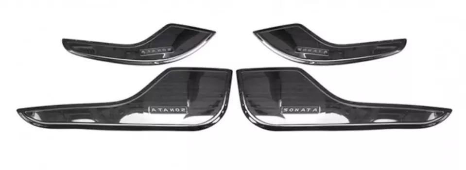 Накладка на дверь, черная You Qiang QNG00366 Hyundai Sonata (8G) DN8 2020-