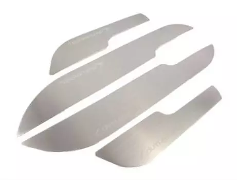 Накладка на дверь (противоударная, нержавеющая сталь) Ou Bailun BLN00223 Mitsubishi Outlander (3G) рест. 2 2015 -, рест. 3 2018 -