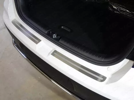 Накладка на задний бампер TCC KIASOUL17-08 Kia Soul 2017-2019
