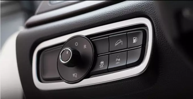 Накладка на кнопки управления (серебро) для GAC Trumpchi GS8 2018, 2019, 2020
