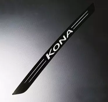 Накладка на задний стоп-сигнал (надпись "Kona") для Hyundai Kona 2018 -