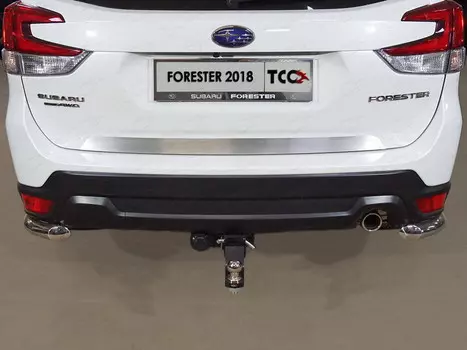 Накладка на заднюю дверь (лист шлифованный) Компания ТСС SUBFOR18-06 Subaru Forester (SK) 2018-