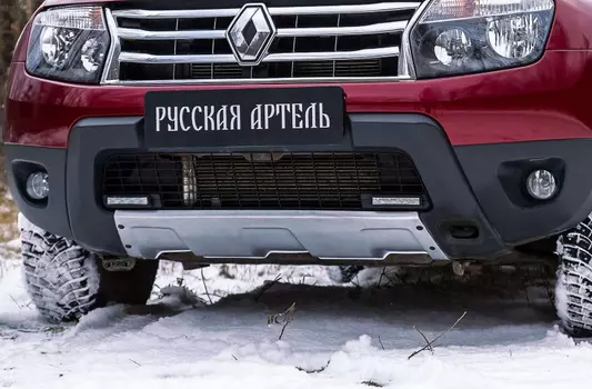Накладка переднего бампера (аэродинамический обвес) усиленный