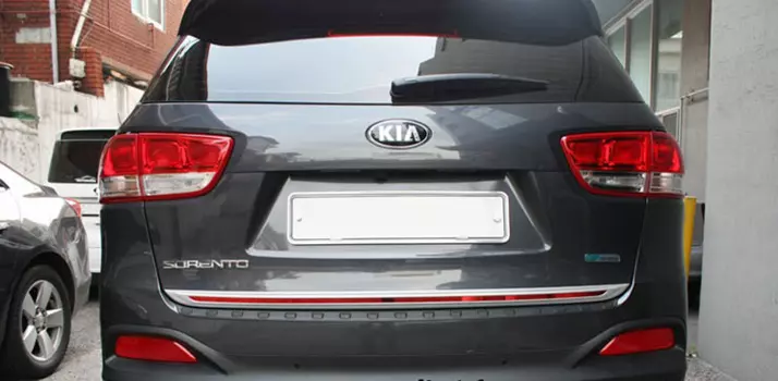 Накладка на кромку багажной двери для Sorento Prime (2015 - по н.в. )