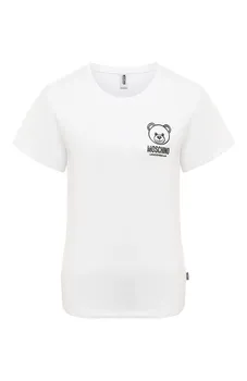 Хлопковая футболка Moschino