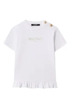 Хлопковая футболка Balmain
