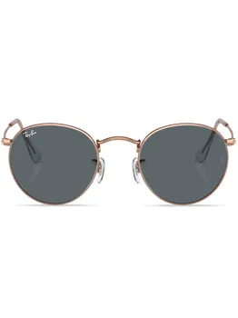 Солнцезащитные очки в круглой оправе Ray-Ban, золотой