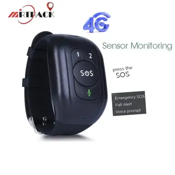 Браслет с GPS-трекером для пожилых людей, 4G