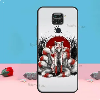 Kitsune Fox Art для Xiaomi Redmi Note 11 10 9 8 Pro 11S 10S чехол для телефона Redmi 10 9 9A 9C 9T чехол Redmi 7