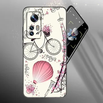 Чехол для телефона «Париж с Эйфелевой башней» для Xiaomi Mi 10T 11i 11T Note 10 11 Lite NE F1 POCO F3 M3 X3 GT NFC M4 X4 Pro 5G, черный чехол Xiaomi Mi 11 5G