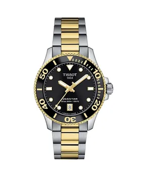 Часы Tissot Seastar 1000, 40 мм, черный