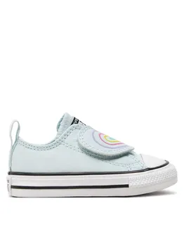 Тканевые кроссовки Chuck Taylor All Star Heart Strap Easy-On Converse, серый
