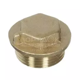 Заглушка резьбовая латунная Ш, 3/4"
