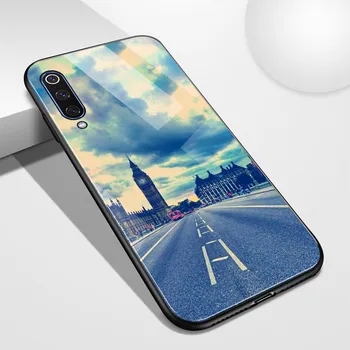 Чехол для Redmi K20 pro, стеклянная задняя крышка с видом на дорогу, чехол для Xiaomi mi 5 5S 6 6x Redmi Note 5 6 7 Mi Max 3 Mi play K20 pro Xiaomi mi max 3